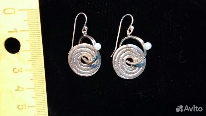 Серебряные серьги