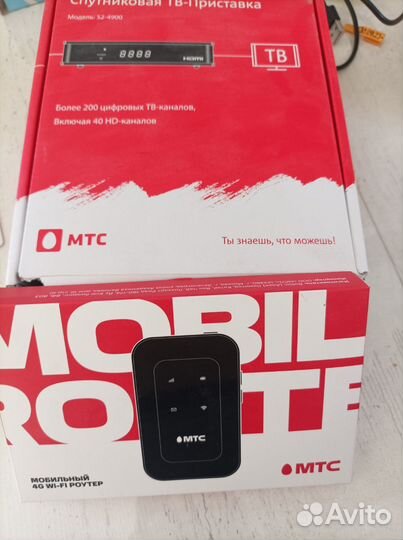Комплект спутникового тв и интернет МТС