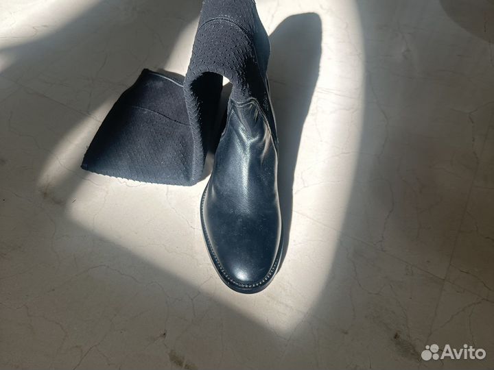 Сапоги демисезонные натуральная кожа