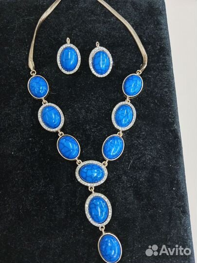 Набор колье серьги