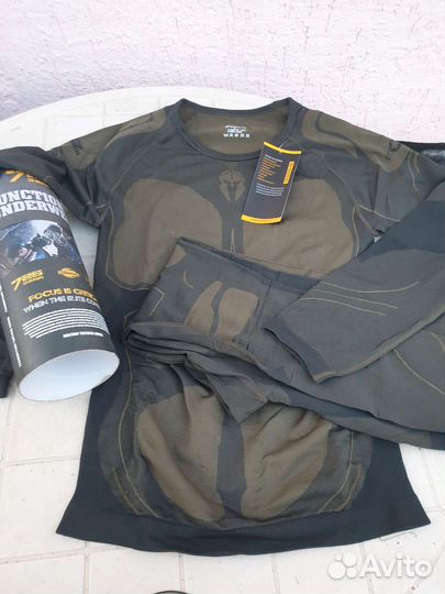 Мужское Термобельё Нательное Активное Цвет Хаки