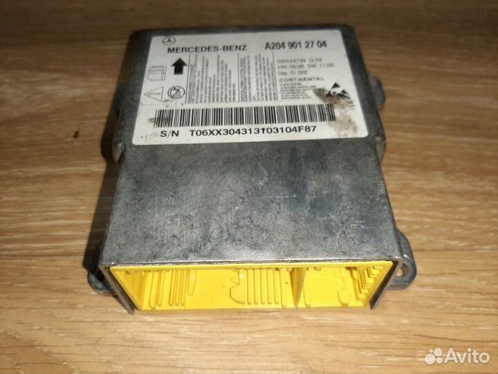 Блок управления аирбаг Mercedes-Benz C-Class W204