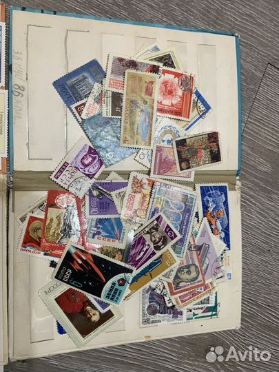 Почтовые марки разных годов