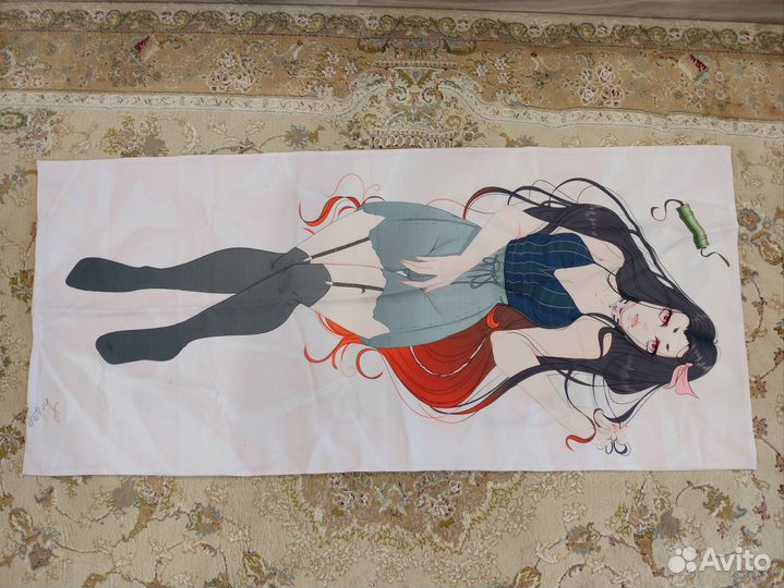 Подушка аниме дакимакура с незуко