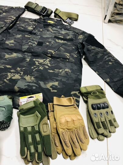 Костюм Тактический ACU черный Мультикам