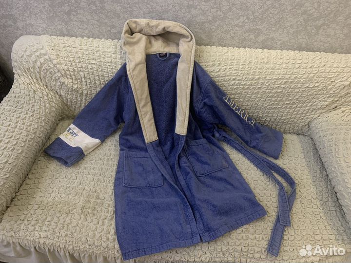 Синий халат