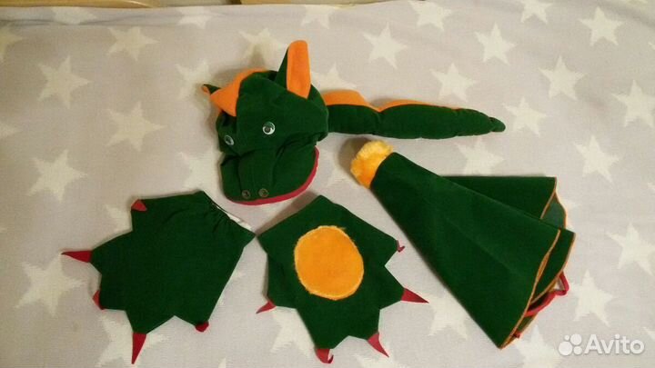 Карнавальный костюм дракона для ребенка 3 -5 лет