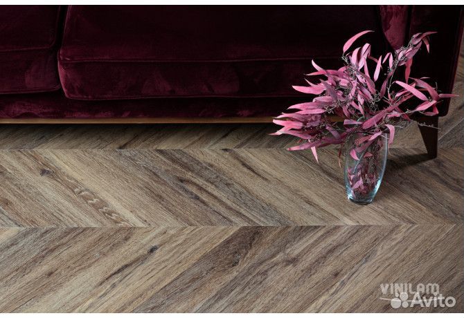 Пвх-плитка VinilAm Шеврон Лувр I107516