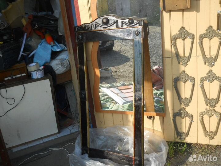 Старинная рама для зеркала большая