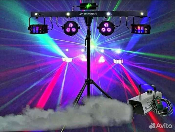 Аренда звука, светового оборудования, тяжёлый дым