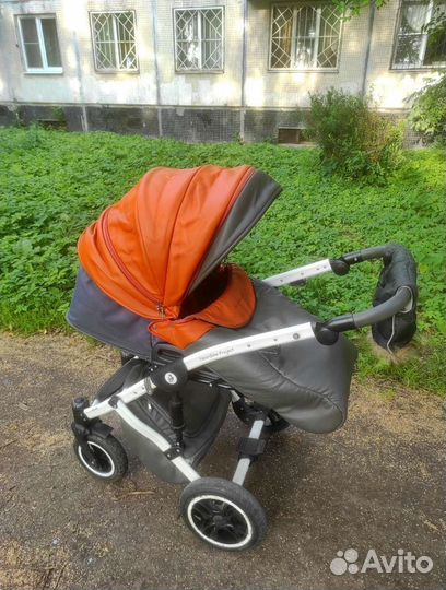 Коляска Стефания 2 в 1 (люлька+кресло)