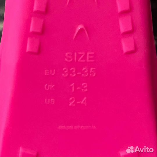 Ласты для плавания детские 33 - 35