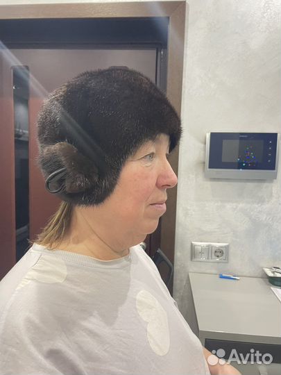 Шапка норковая женская