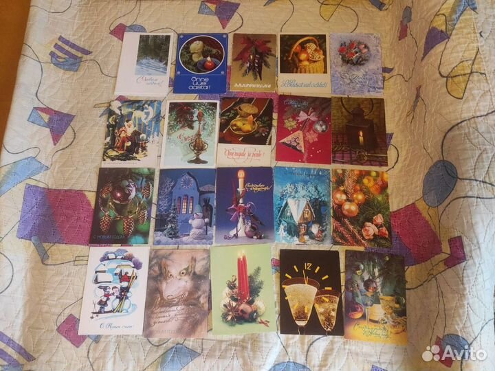 Открытки СССР новый год