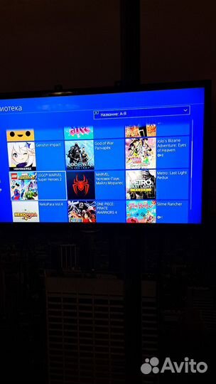 Игровая приставка ps4 slim 500