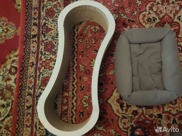 Когтеточка, чесалка, лежанка для кота, палатка