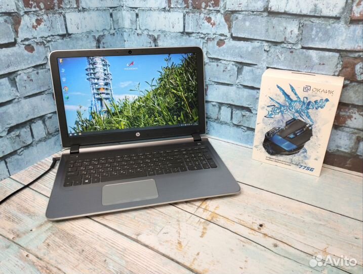 Мощный HP на A10/ RAM 8/ SSD/ Full HD