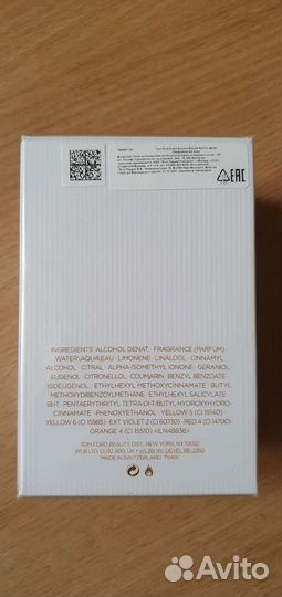 Парфюмерная вода TOM ford оригинал