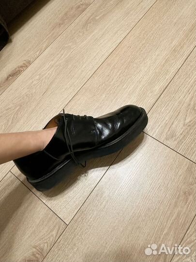 Туфли ботинки мужские 41 размер, лаковые+кожа