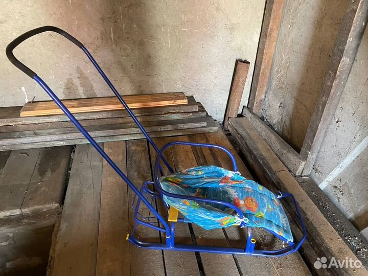 Детские зимние санки