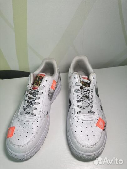 Кроссовки nike AIR force 1 LOW just DO IT white