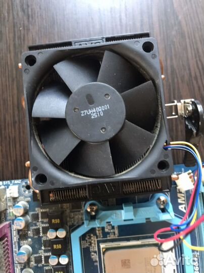 Материнская плата с процессором и памятью amd3