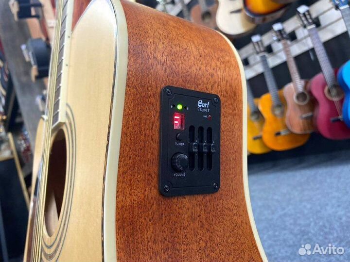 Гитара электроакустическая леворукая