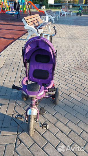 Велосипед коляска с ручкой