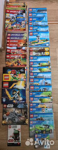 Lego журналы,постеры и книжки-инструкции