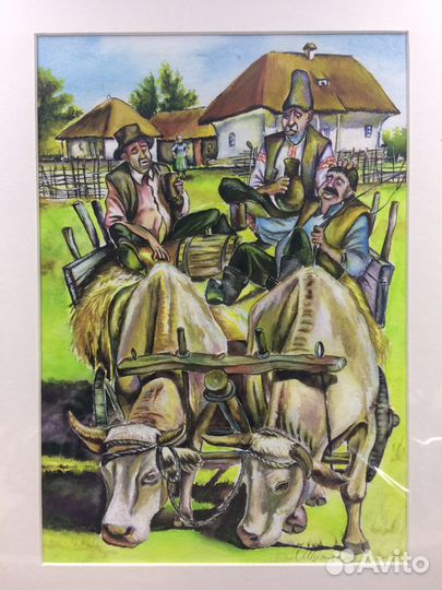 Картина акварель