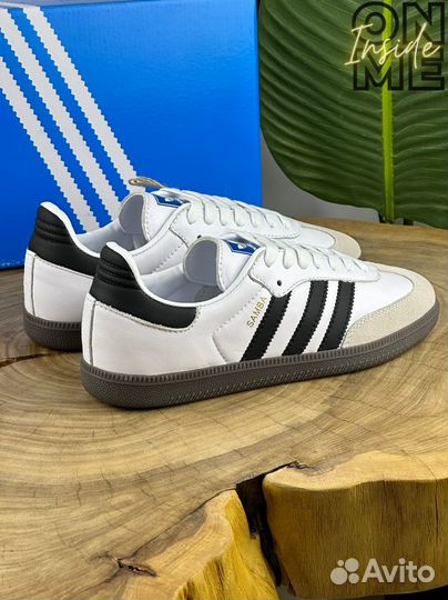 Adidas samba white black