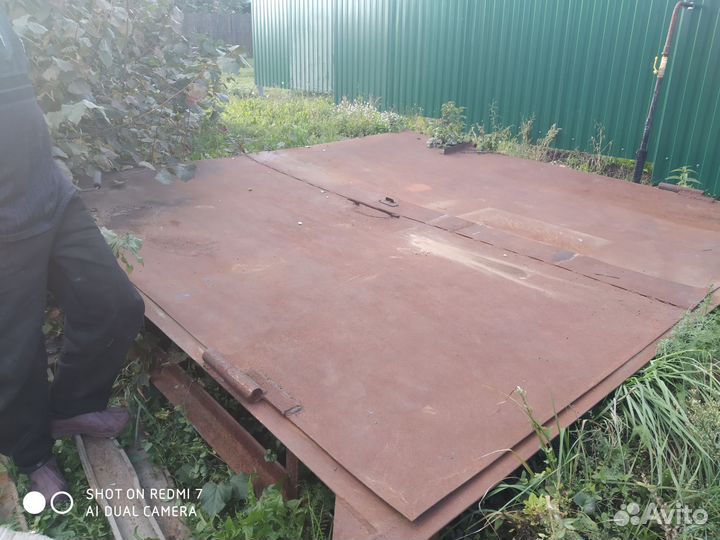 Металлические ворота бу