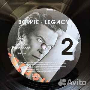 David Bowie Legacy 2 LP Лейбл:Parlophone