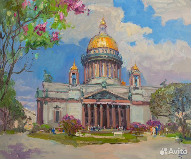 609 Сирень. Исаакиевский собор кисти А.Давыдченко