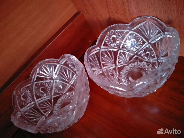 Хрустальная конфетница СССР