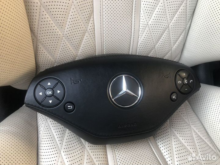 Подушка безопасности в руль на Мерседес w221 рест