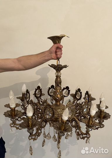 Люстра хрустальная