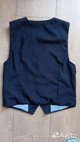 Жилет, рубашка, водолазка, брюки 122-128