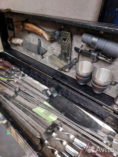 Набор шампуров в кейсе