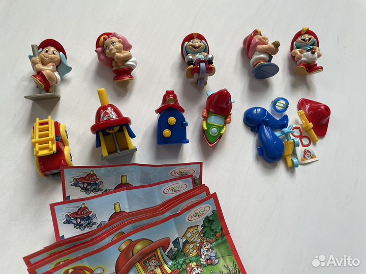 Киндеры серии овечки пожарные кузнечики единороги