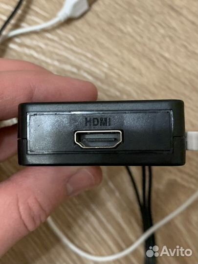 Переходник с hdmi на RCA (тюльпаны)