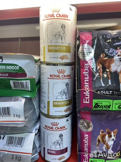 Royal canin urinary renal банки вет диета