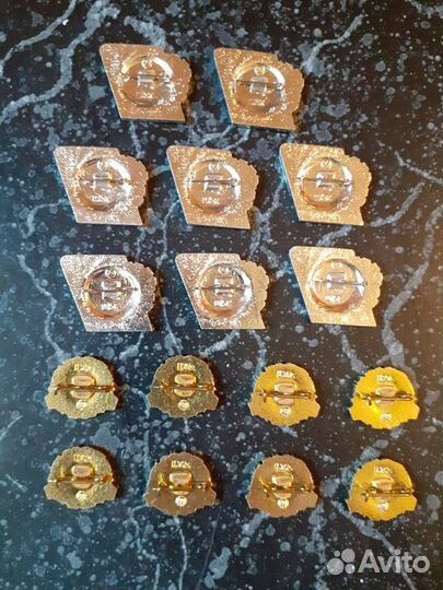 Значки СССР. 70 лет Октября. 16 штук