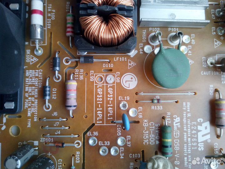 Блок питания EAX65391401(2.6) от LG 32LB650V