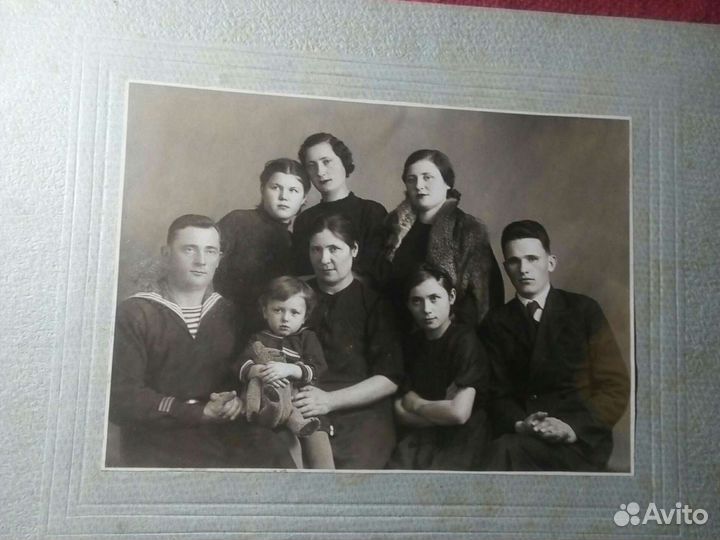 Фото «семья моряка» 1930-е годы СССР