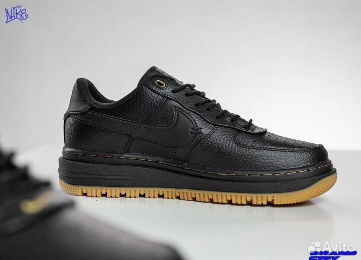 Nike Air Force 1 Luxe 'Black Gum'