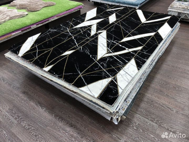 Ковер новый 2х2.9м черный, Турция