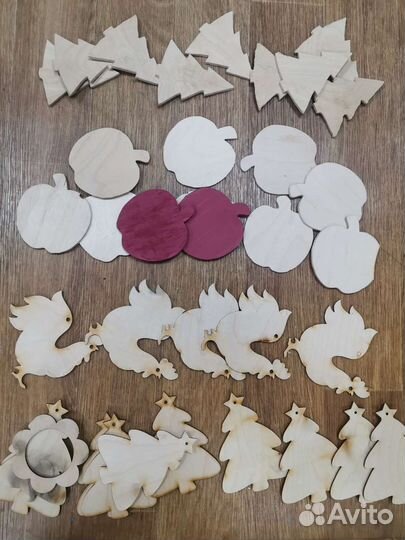 Деревянные заготовки для декупажа