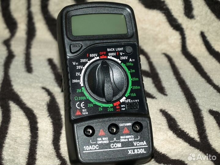 Мультиметр цифровой с подсветкой