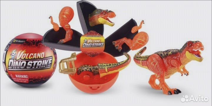 Игрушка сюрприз zuru 5 surprise Dino strike Hunt